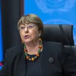 La alta comisionada de las Naciones Unidas para los Derechos Humanos, Michelle Bachelet