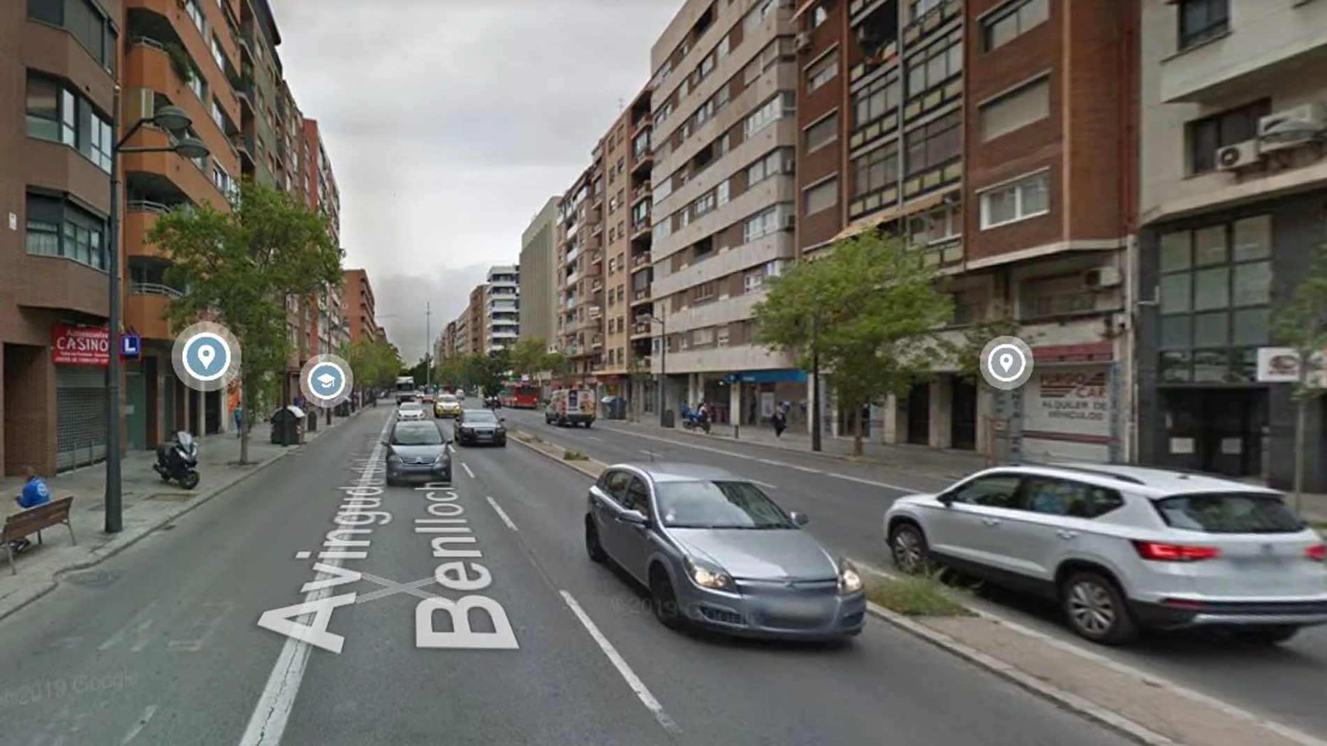 El accidente se ha producido en la avenida Cardenal Benlloch de Valencia