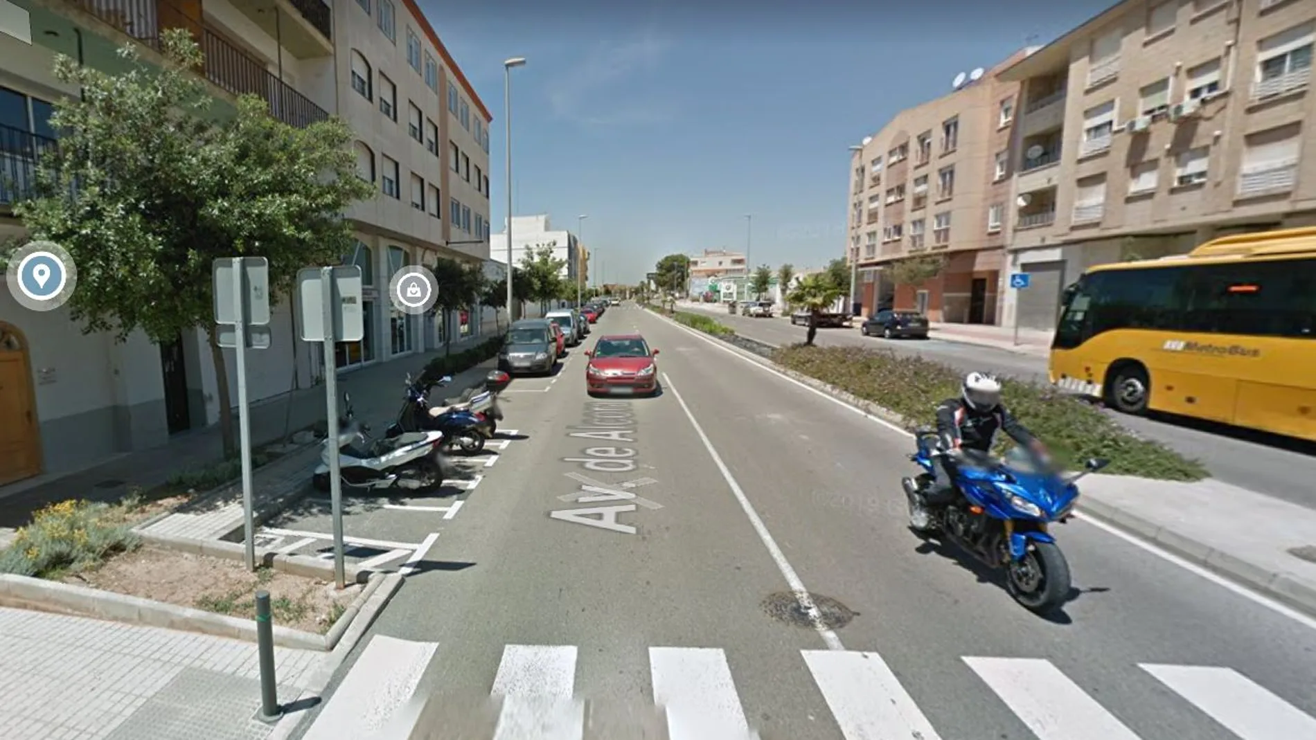 El accidente se ha producido en la avenida de l' Alcora de Castellón