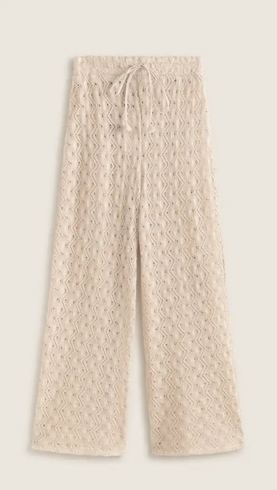 Pantalón de crochet de Oysho