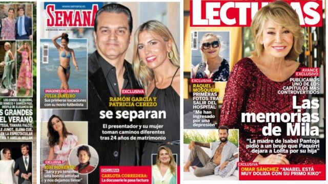 Portadas revistas del corazón 14 de julio 2021
