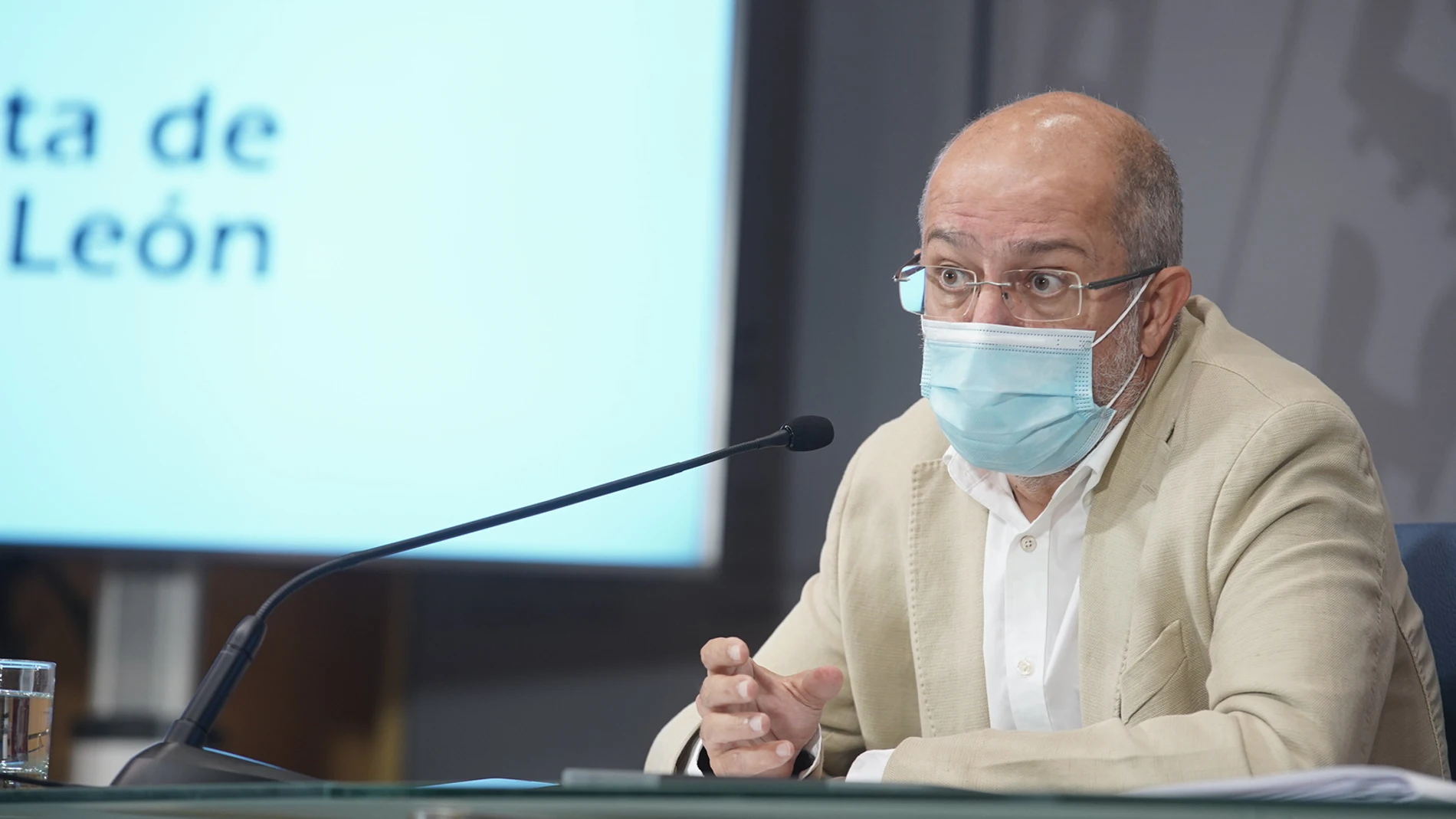 El vicepresidente, Francisco Igea, valora la situación epedimiológica de Castilla y León tras el Consejo de Gobierno
