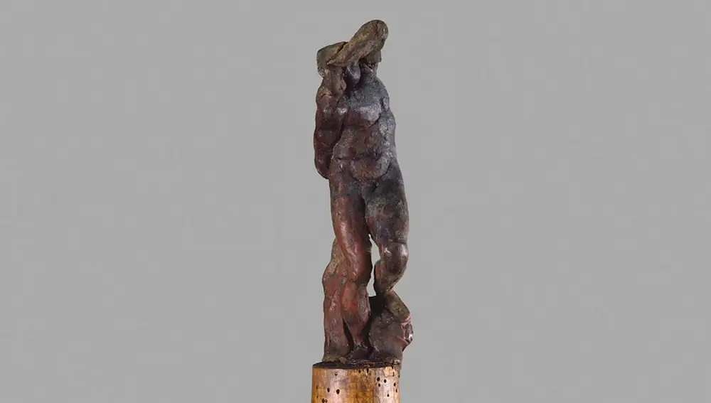 Escultura de cera de Miguel Ángel