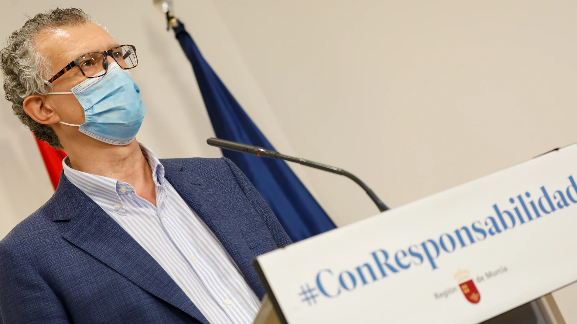 El consejero de Salud de la Región de Murcia, Juan José Pedreño.