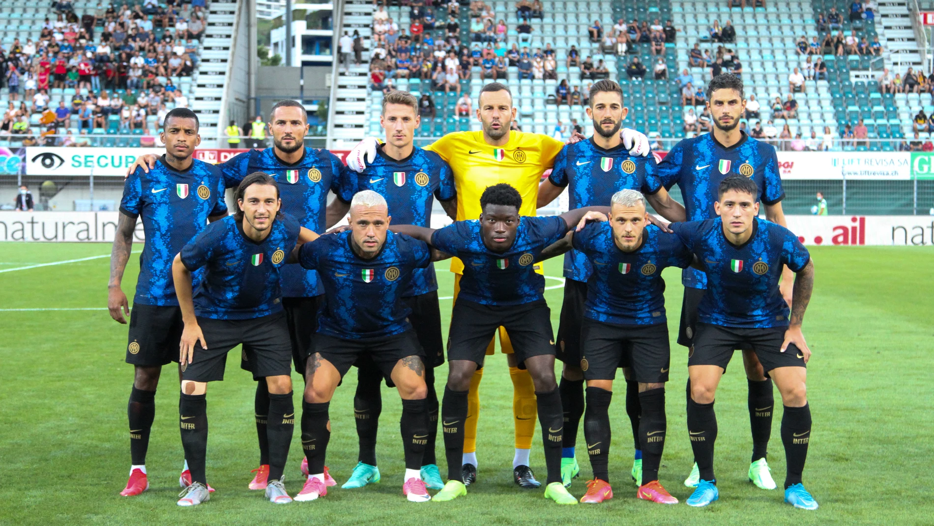 Fc Internazionale en una imagen de la pasada semana durante un amistoso en Italia