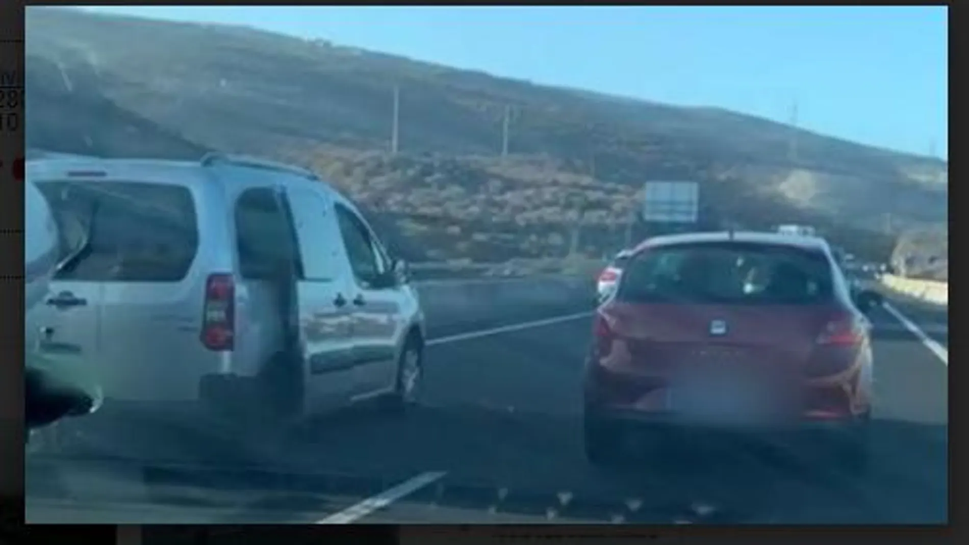 Captura del vídeo que permitió a la Guardia Civil localizar a los infractores