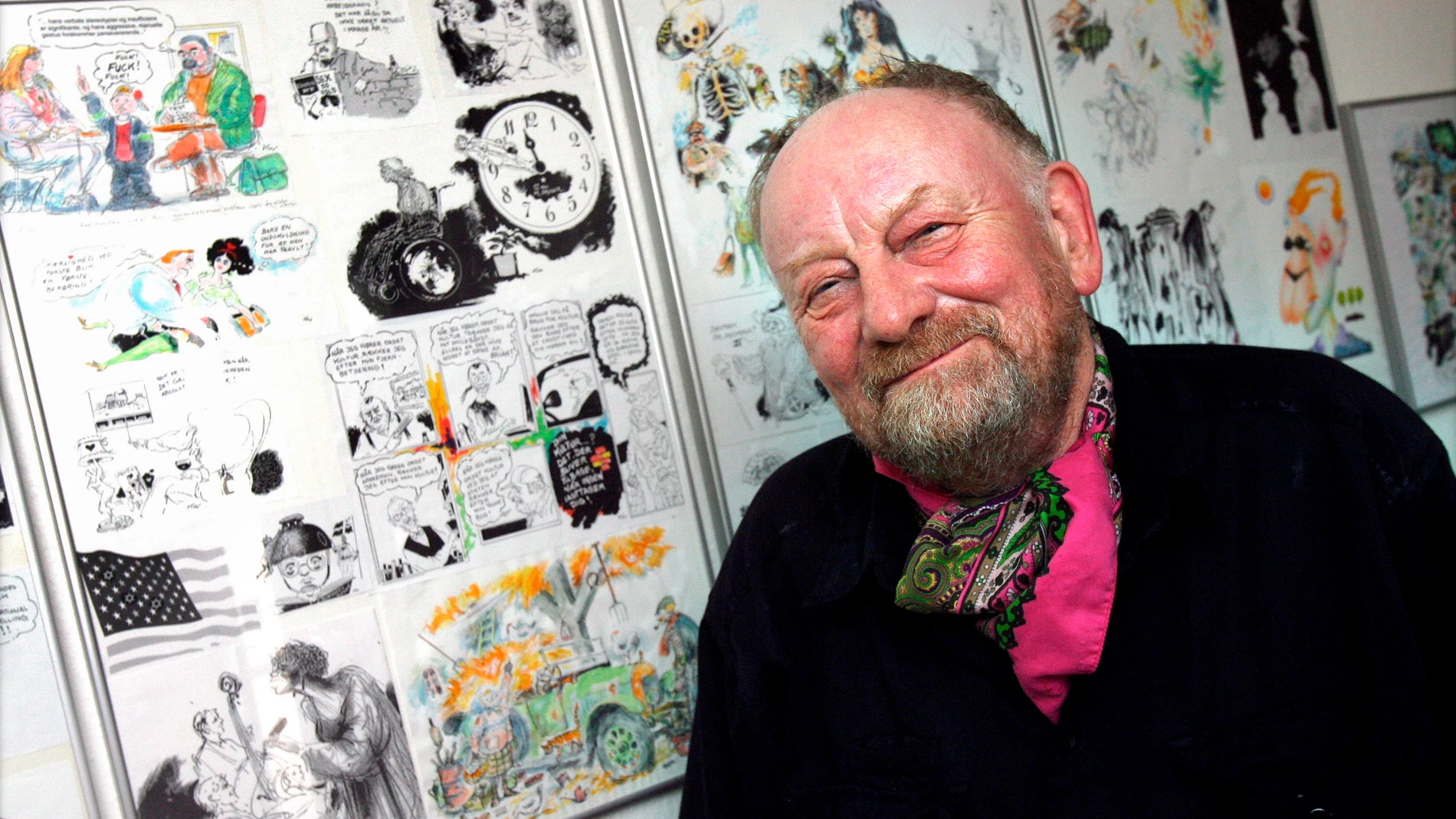 El dibujante danés Kurt Westergaard en una foto de 2010
