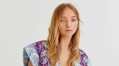 Conjunto acolchado con estampado de Paisley, de Pull & Bear