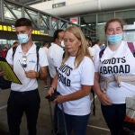 Llegada de turistas al aeropuerto de Málaga