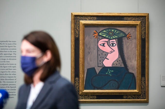 El Museo presenta el cuadro "Busto de Mujer" de Pablo Picasso que colgará permanentemente de la sala donde se encuentran las obras del Greco.