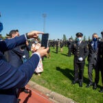 El ministro del Interior, Fernando Grande-Marlaska, preside la jura de la XXXV Promoción de la Escala Básica de la Policía Nacional en Ávila. En el acto le acompañaron, entre otros, el director general de la Policía, Francisco Pardo