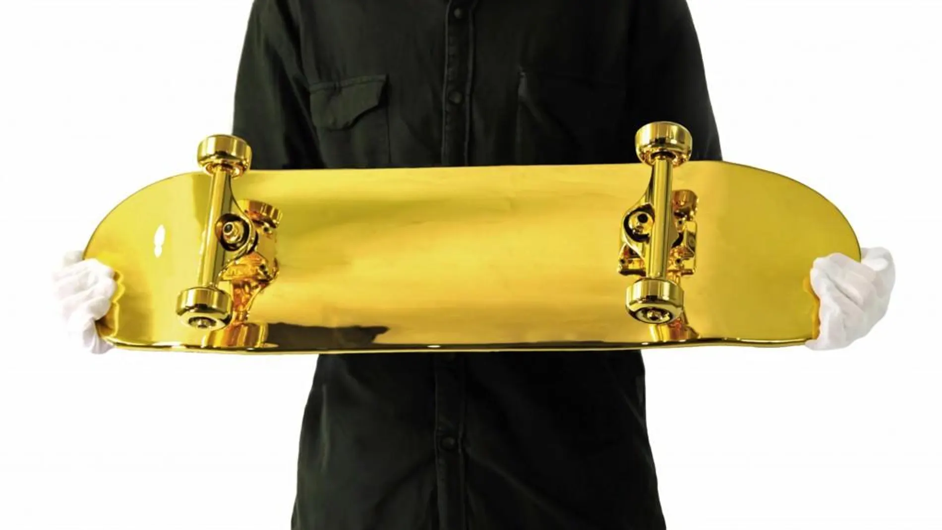 Golden Skateboard