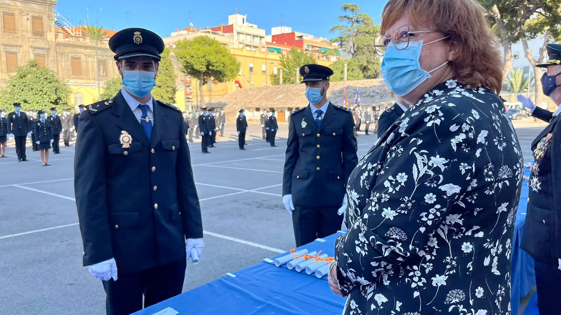 La delegada del Gobierno en la Comunitat Valenciana ha presidido el acto de la jura del cargo de la XXXV promoción de la Escala Básica de la Policía Nacional