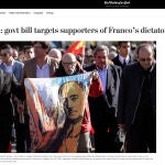 El ‘Washington Post’ hizo hincapié en que la Ley de Memoria pone la mira en los seguidores de la dictadura de Franco en España