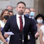 El presidente de Vox, Santiago Abascal