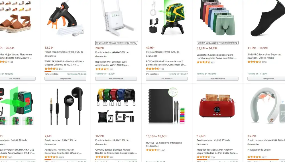 Las mejores ofertas del día en Amazon