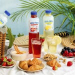Agua con sabor a Frutos Rojos y a Limón de Mercadona.