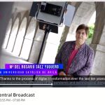 La rectora de la UCAV, María del Rosario Sáez Yuguero, agradece el galardón