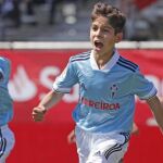 Bryan Bugarín con el Celta de Vigo.
