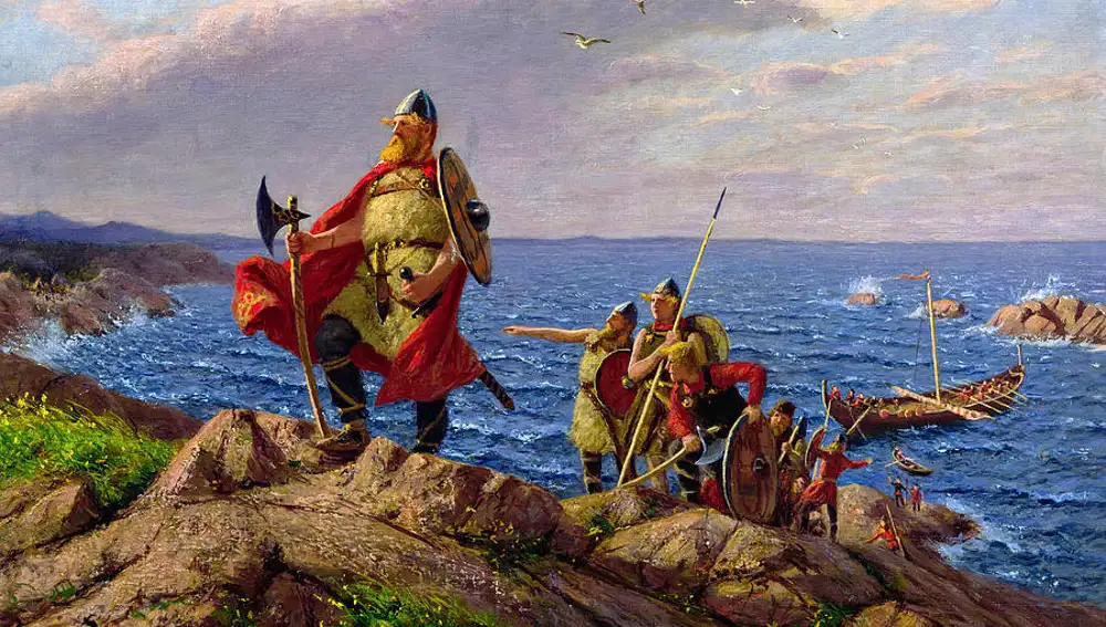 El caudillo vikingo Leif Eriksson