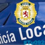Coche de la policía local de León