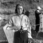 Errol Flynn en la película «El capitán Blood» (Michael Curtiz, 1935), su primer gran éxito