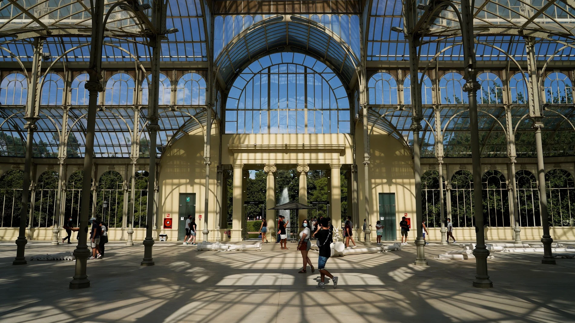 El Palacio de Cristal, situado en el parque de El Retiro, declarado este domingo 25 de julio Patrimonio Mundial