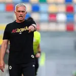 José Mourinho, entrenador de la Roma.