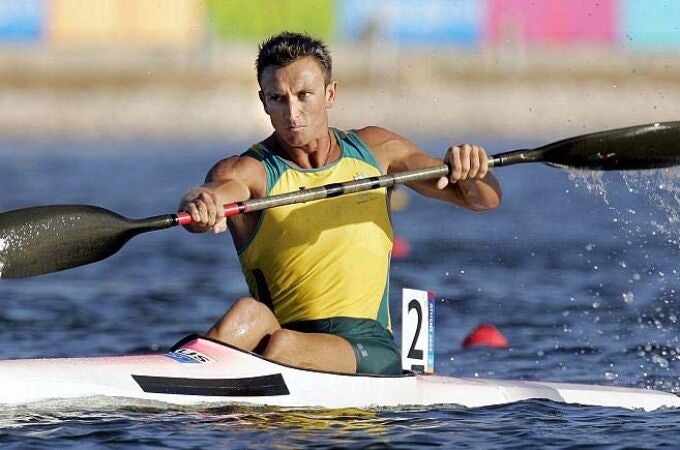El australiano Nathan Baggaley, doble medallista olímpico en Atenas 2004.