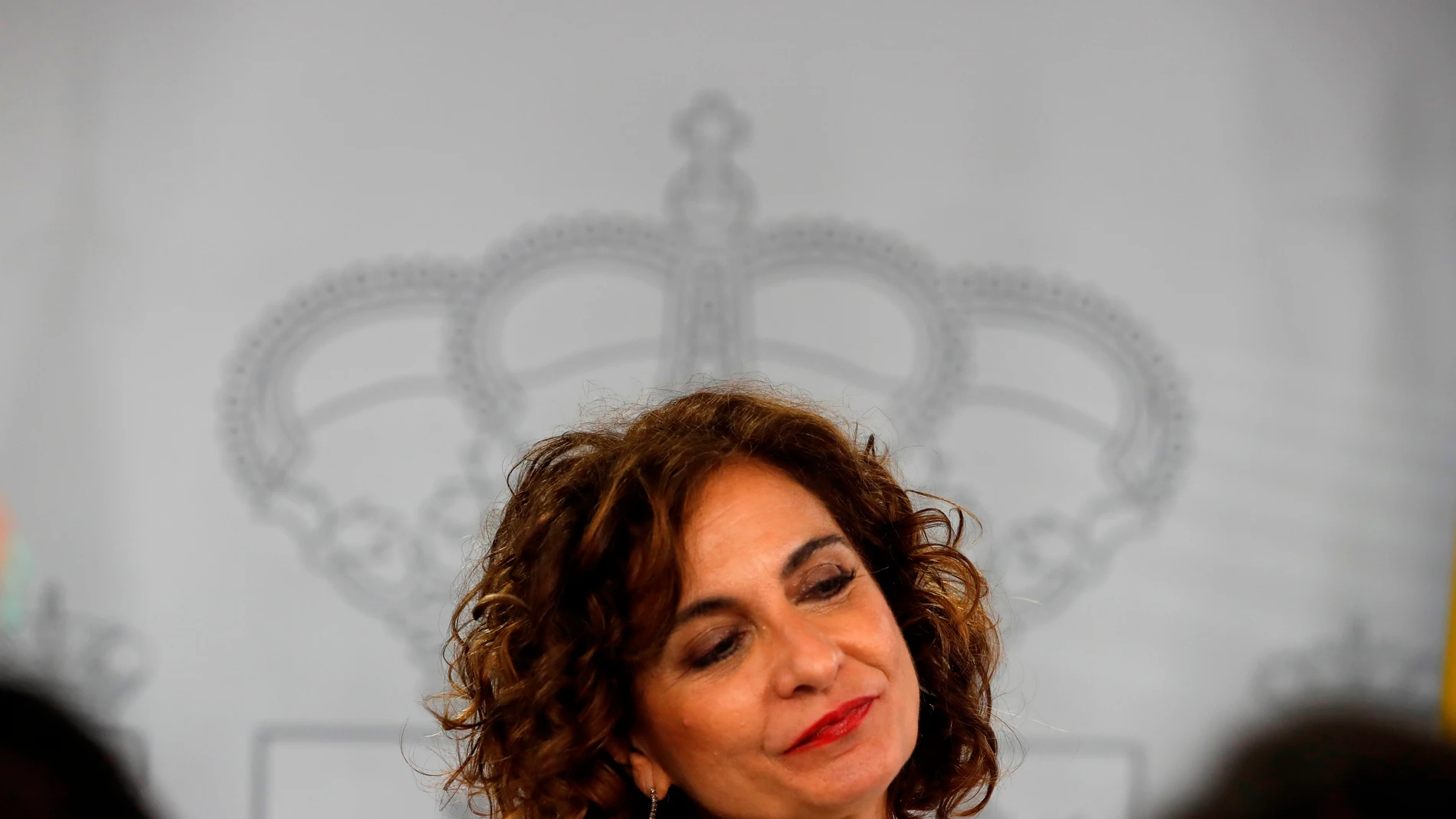 La ministra de Hacienda, María Jesús Montero, durante la rueda de prensa posterior a la reunión del Consejo de Ministros