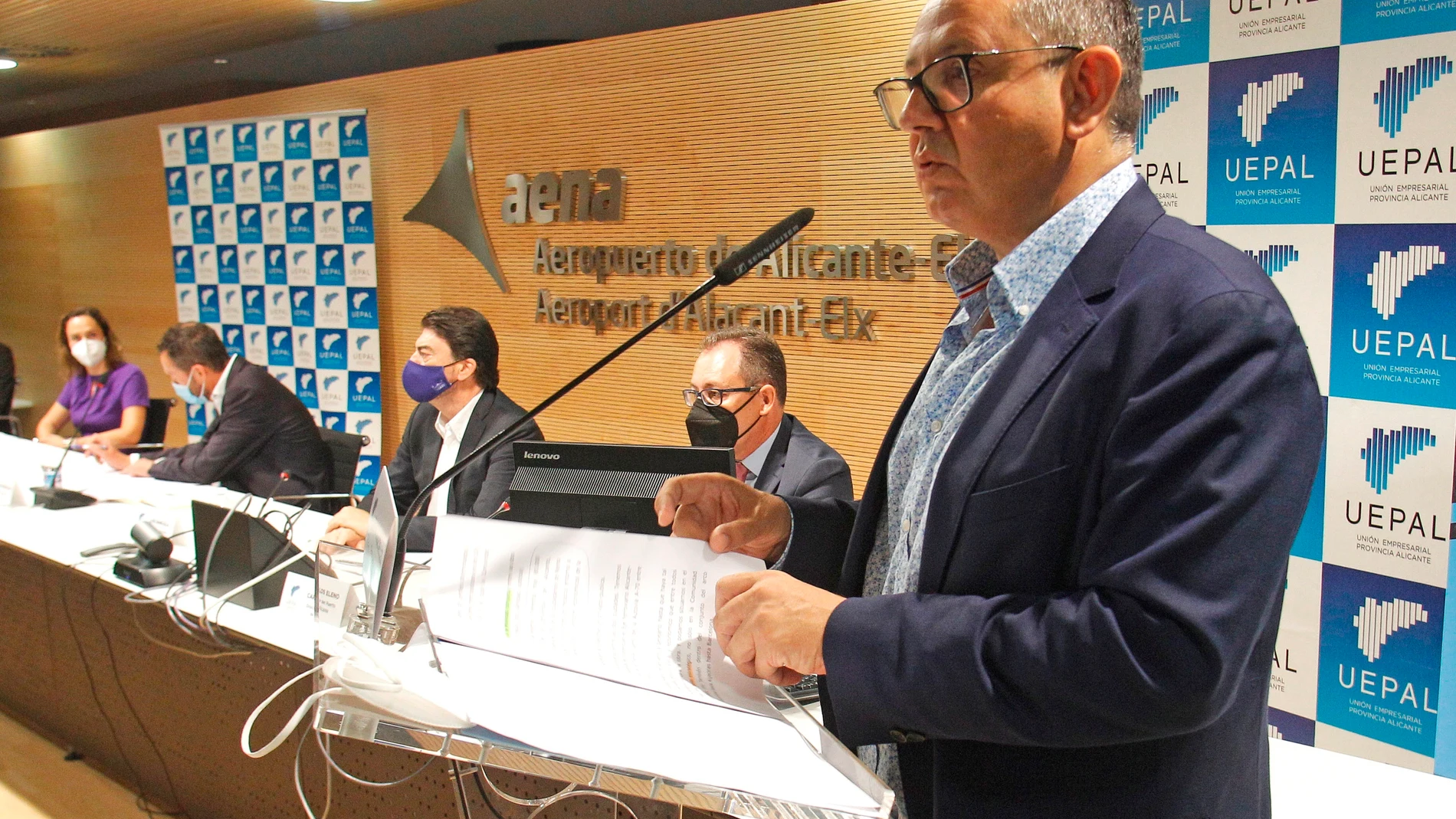 El presidente de la patronal Unión Empresarial de Alicante (Uepal), Juanjo Sellés