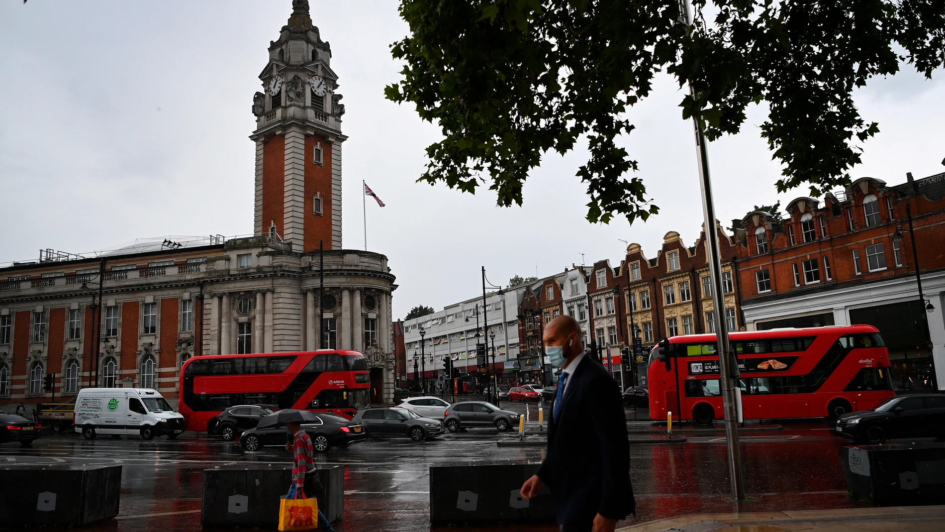 London (United Kingdom), 27/07/2021.- A general view of the Lambeth Town Hall in Brixton, London, Britain, 27 July 2021. Lambeth Council in south London has been accused of abusing hundreds of children while in its care over several decades, an inquiry has found. (Reino Unido, Londres) EFE/EPA/ANDY RAIN