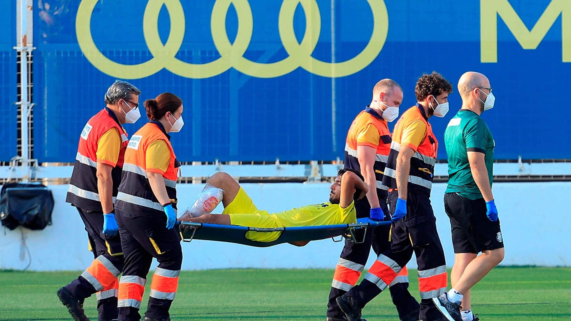 Dani Parejo con el Villarreal.