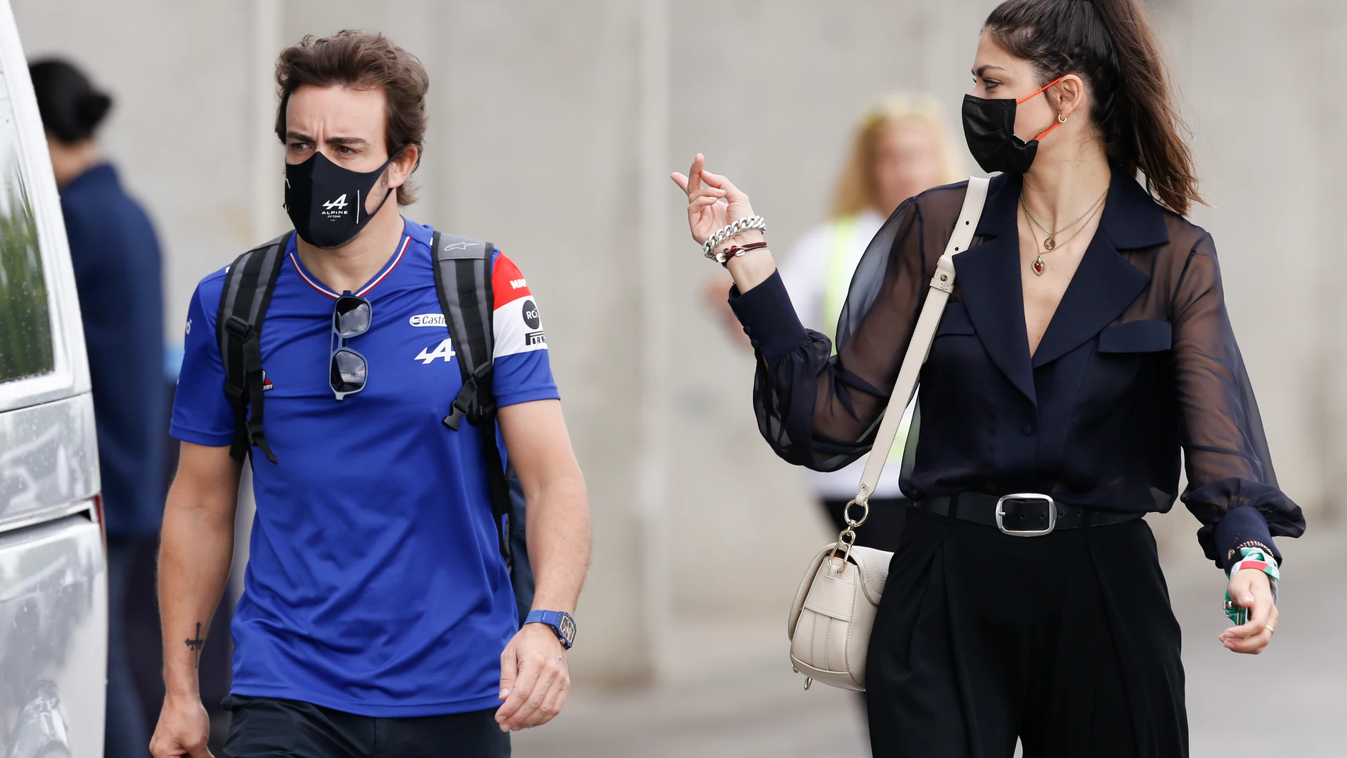 Fernando Alonso y Linda Morselli