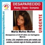 Imagen de la menor desaparecida