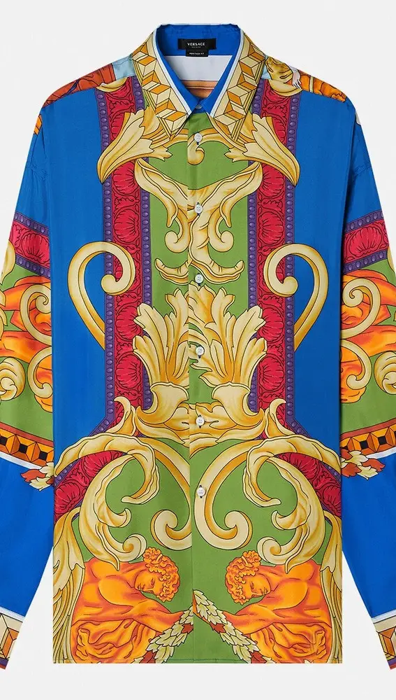 Los diseños del concepto Baroccoflage llevan los símbolos icónicos de la firma Versace.