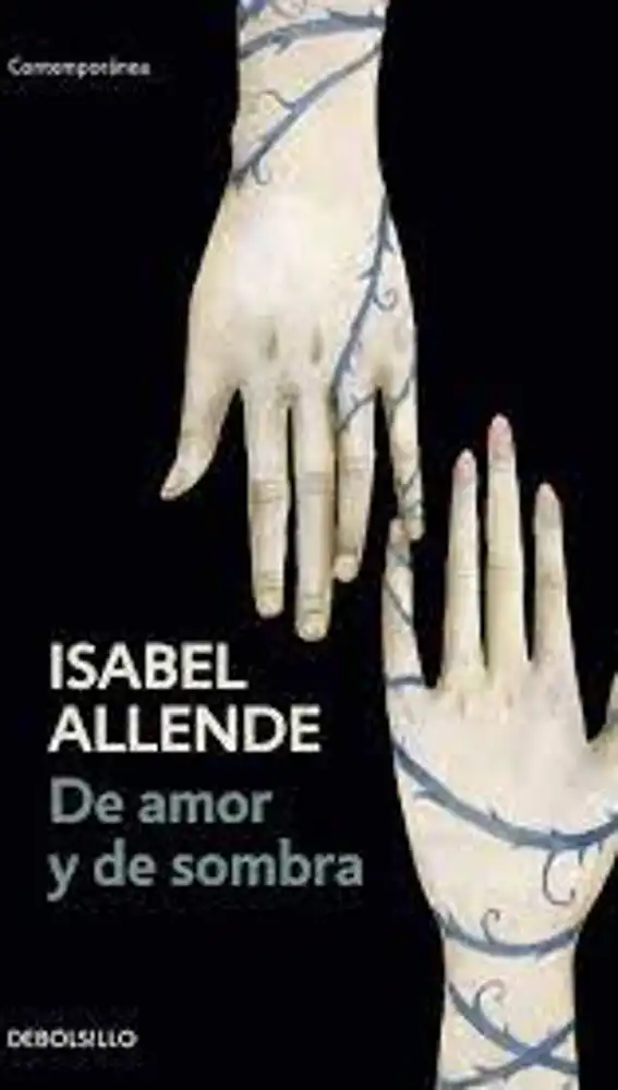 Portada de &quot;De amor y de sombra&quot;, de Isabel Allende