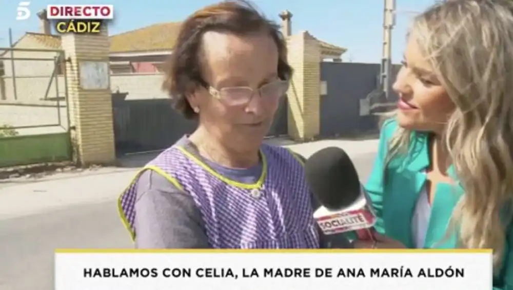La madre de Ana María Aldón en 'Socialité'