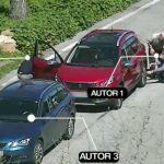 Escena de un robo en plena autopista. @mossos