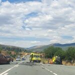 Una mujer ha fallecido en un accidente en El Tiemblo (Ávila)