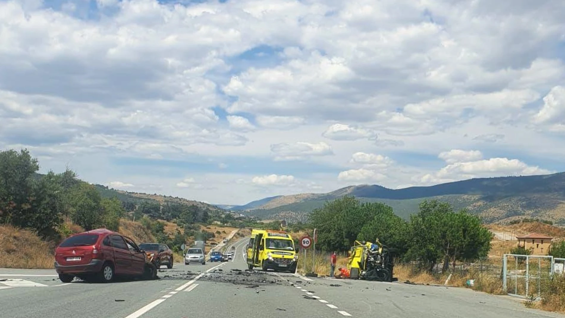 Una mujer ha fallecido en un accidente en El Tiemblo (Ávila)