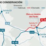 Obras en los túneles del Pardo (M-40)