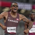 Andre De Grasse se ha proclamado campeón olímpico en el doble hectómetro en Tokio