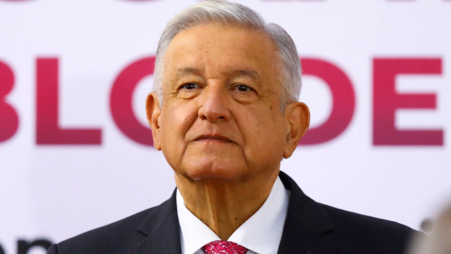 FILE PHOTO: Mexico's President Andres Manuel Lopez Obrador looks on during a commemoration on the third anniversary of his presidential election victory at National Palace in Mexico City, Mexico July 1, 2021. REUTERS/Edgard Garrido/File Photo
