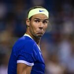 Rafa Nadal, durante el torneo de Washington