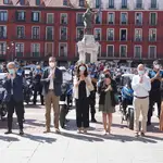 Minuto de silencio de Valladolid por el agente fallecido en acto de servicio