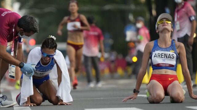 Antonella Palmisano se llevó el oro en los 20 km marcha y María Pérez fue cuarta.