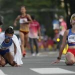 Antonella Palmisano se llevó el oro en los 20 km marcha y María Pérez fue cuarta.