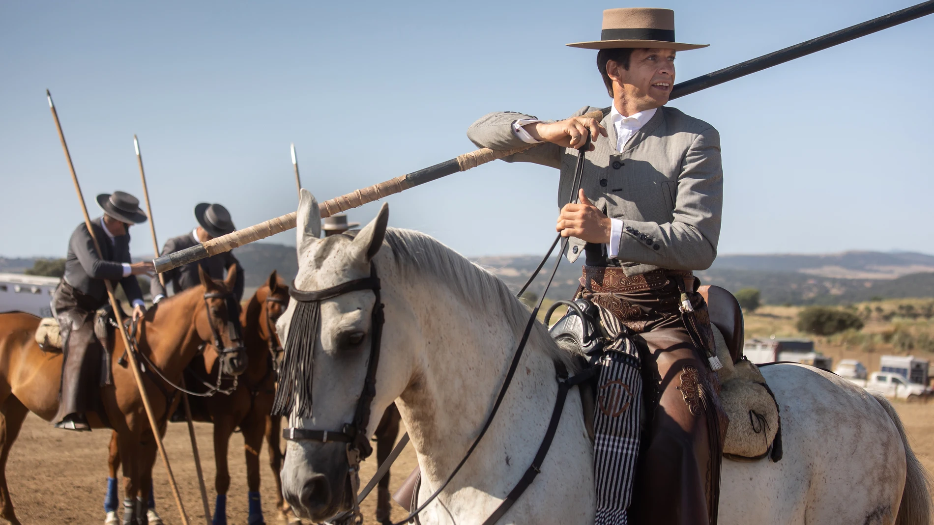 Los matadores de toros Julián López El Juli, Miguel Ángel Perera y El Capea participan en el XXXVIII Concurso Nacional de Acoso y Derribo de Ciudad Rodrigo