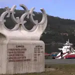 Monumento a los olímpicos en Cangas do Morrazo